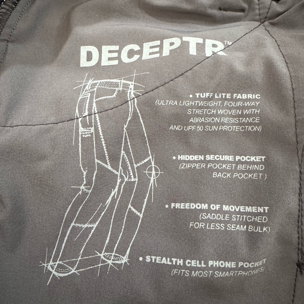 Kuhl Deceptr Lightweight Hiking Pant Carbon Men’s 38x32‎ - Picture 5 of 11